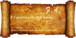 Frankovics Adrienn névjegykártya